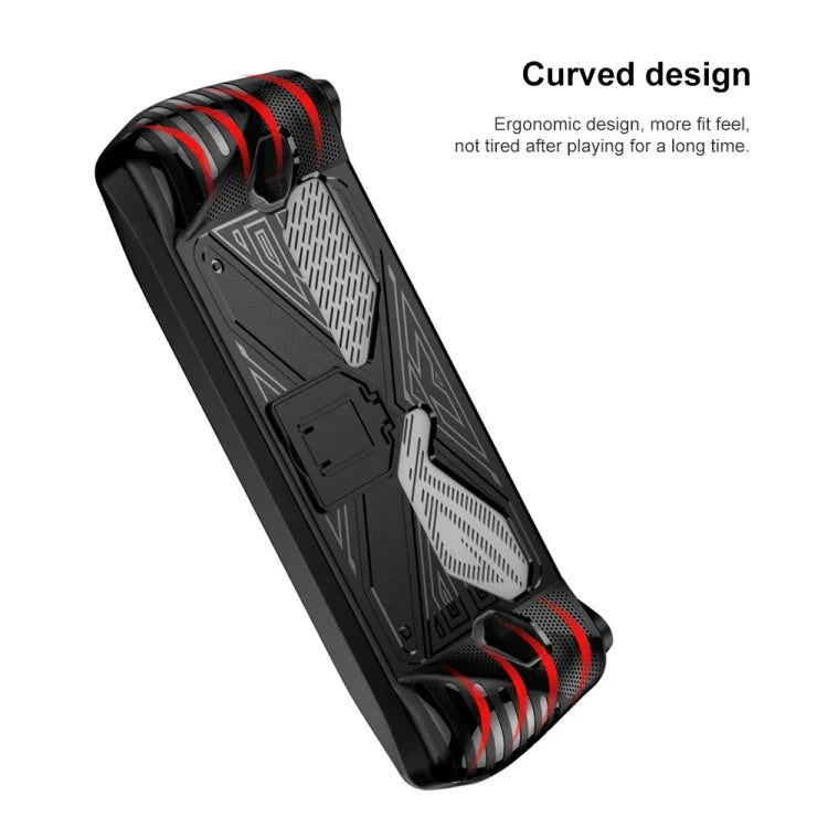 Asus ROG Ally 게임 콘솔 TPU 소프트 커버 홀더 브래킷 포함, TPU 블랙, TPU 화이트