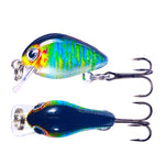 HENGJIA 2.5cm 1.5g 부유 수중 작은 뚱뚱한 미세 물체 미니 3D 프린팅 루어 미끼
