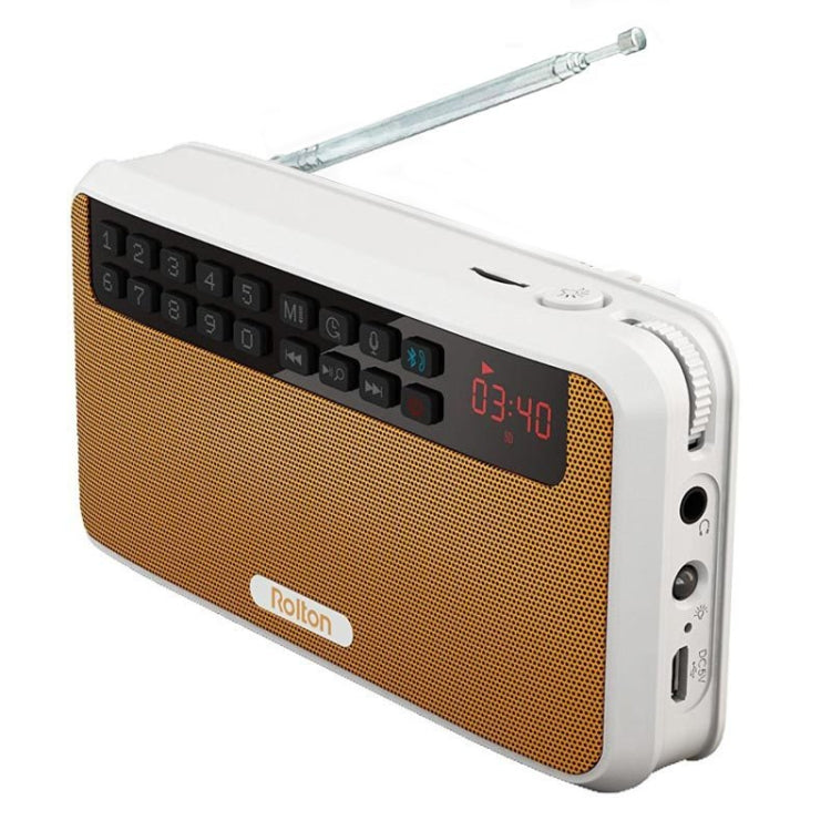 Rolton E500 Bluetooth Speaker 2.1-Channel Built-In Microphone Supports FM Radio
