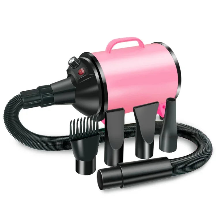 2100W 강아지 드라이어 무단계 속도 반려동물 털 송풍기 반려동물 물 송풍기, 220V 영국 플러그, 220V 유럽 플러그, 220V 호주 플러그, 110V 미국 플러그