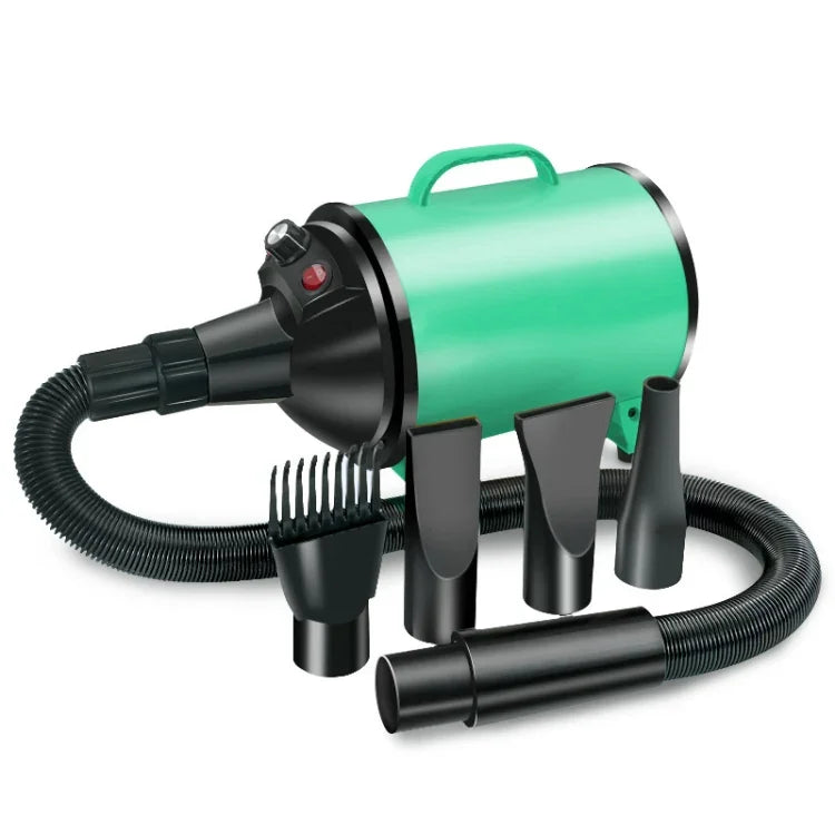 2100W 강아지 드라이어 무단계 속도 반려동물 털 송풍기 반려동물 물 송풍기, 220V 영국 플러그, 220V 유럽 플러그, 220V 호주 플러그, 110V 미국 플러그