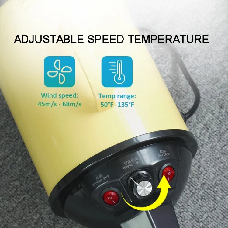 2100W 강아지 드라이어 무단계 속도 반려동물 털 송풍기 반려동물 물 송풍기, 220V 영국 플러그, 220V 유럽 플러그, 220V 호주 플러그, 110V 미국 플러그
