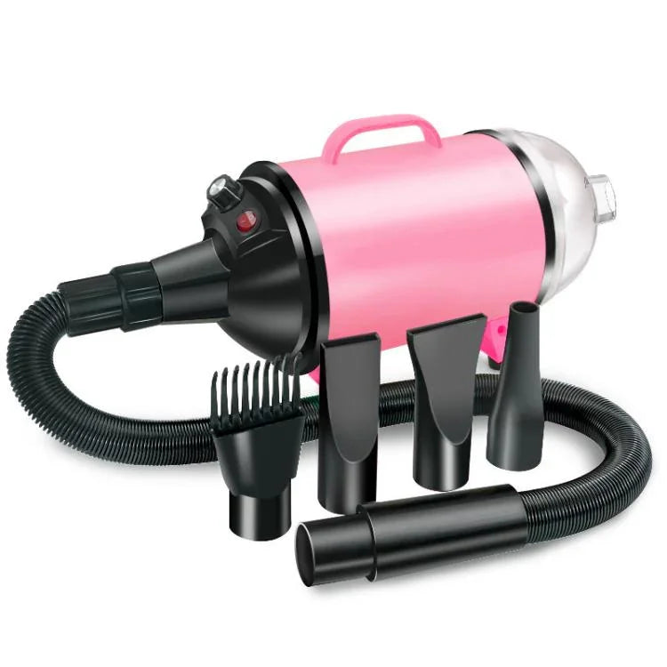 2100W 강아지 드라이어 무단계 속도 반려동물 털 송풍기 진공 청소기 포함, 220V 영국 플러그, 220V 유럽 플러그, 220V 호주 플러그, 110V 미국 플러그