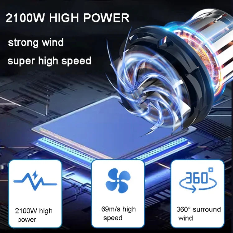 2100W 강아지 드라이어 무단계 속도 반려동물 털 송풍기 진공 청소기 포함, 220V 영국 플러그, 220V 유럽 플러그, 220V 호주 플러그, 110V 미국 플러그