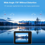 5K/30FPS WIFI HD 손떨림 방지 리모컨 터치 듀얼 스크린 IP68 방수 스포츠 카메라, 5K, 5K 카메라 + 64G 카드, 5K 카메라 + 128G 카드