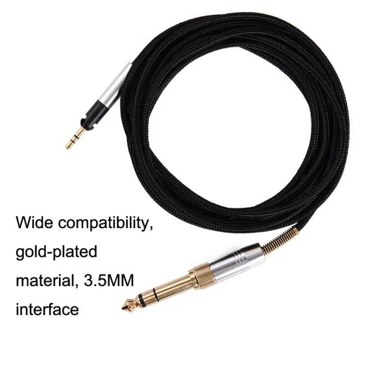 Sennheiser HD518 / HD558 / HD598 / M40X / M50X 헤드셋 업그레이드 케이블, 1.2m, 2m