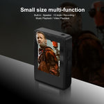 MP3 음악 플레이어 블루투스 5.0 전자책 녹음기 MP4 워크맨, 메모리 카드 없음, 8GB, 16GB, 32GB, 64GB, 128GB