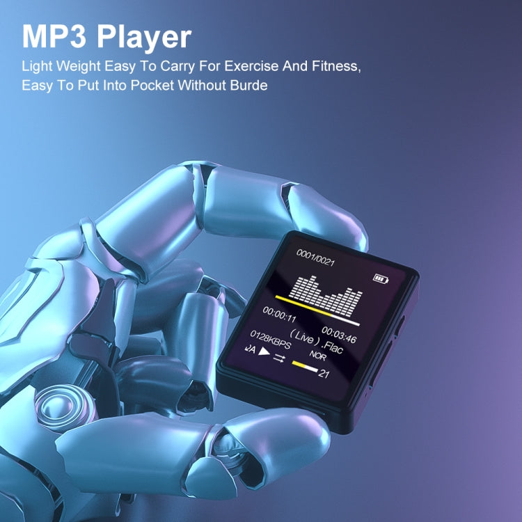 MP3 음악 플레이어 블루투스 5.0 전자책 녹음기 MP4 워크맨, 메모리 카드 없음, 8GB, 16GB, 32GB, 64GB, 128GB