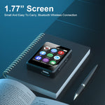 MP3 음악 플레이어 블루투스 5.0 전자책 녹음기 MP4 워크맨, 메모리 카드 없음, 8GB, 16GB, 32GB, 64GB, 128GB