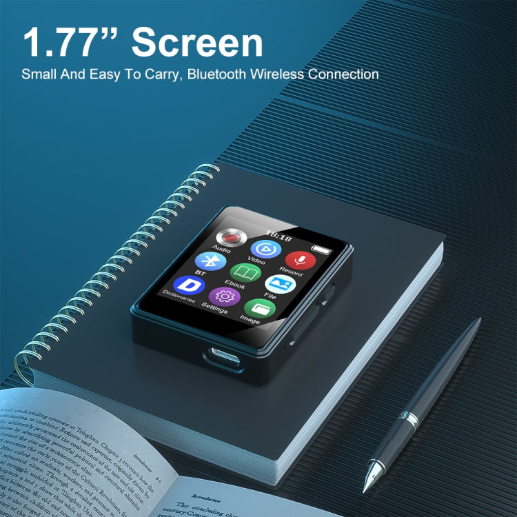 MP3 음악 플레이어 블루투스 5.0 전자책 녹음기 MP4 워크맨, 메모리 카드 없음, 8GB, 16GB, 32GB, 64GB, 128GB