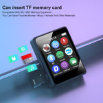 MP3 음악 플레이어 블루투스 5.0 전자책 녹음기 MP4 워크맨, 메모리 카드 없음, 8GB, 16GB, 32GB, 64GB, 128GB