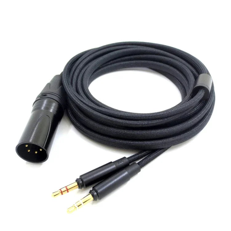 Beyer T1(2세대/3세대) T5 / Amiro 밸런스드 헤드폰 케이블, 3.5mm+6.35mm 어댑터, 4 코어 XLR 헤드
