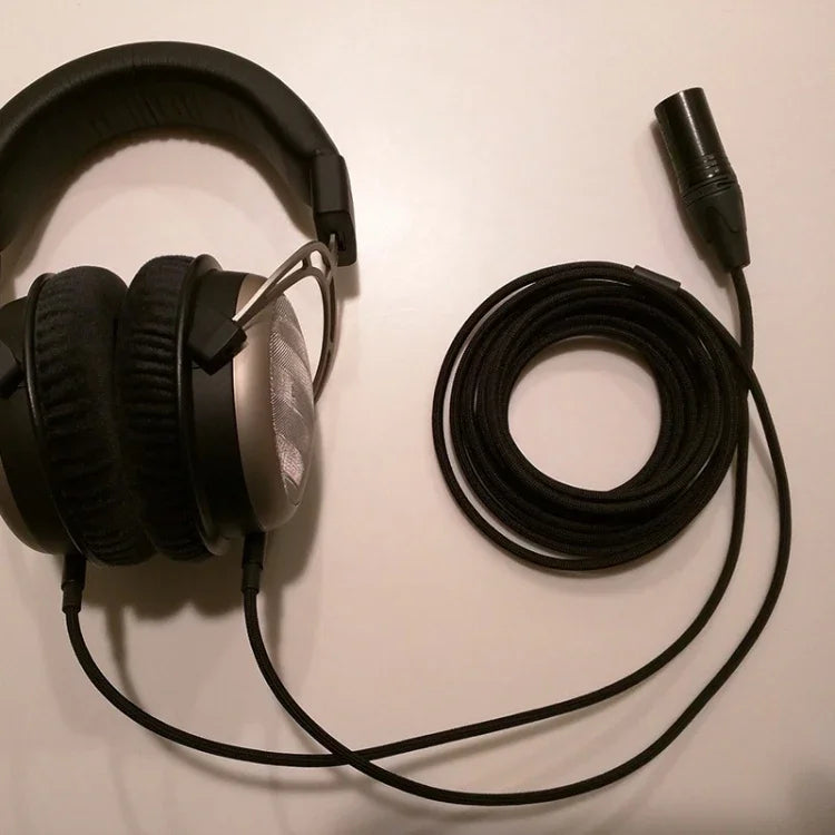 Beyer T1(2세대/3세대) T5 / Amiro 밸런스드 헤드폰 케이블, 3.5mm+6.35mm 어댑터, 4 코어 XLR 헤드