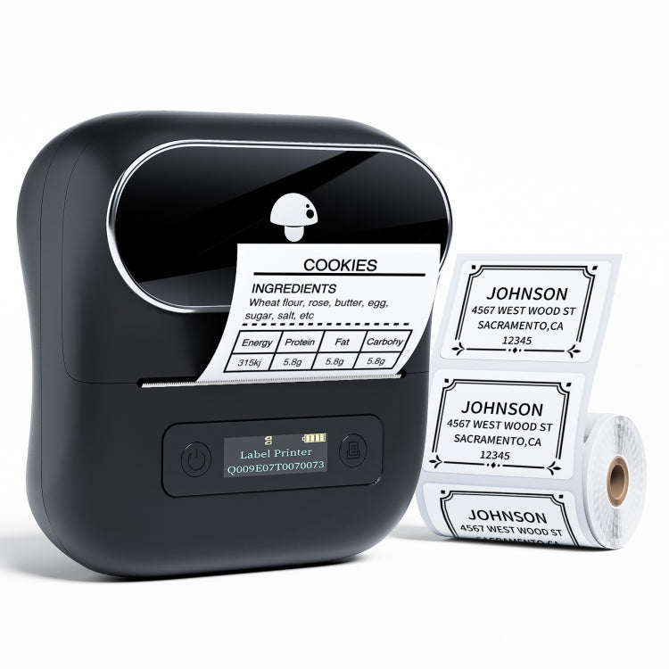 Phomemo M220 쥬얼리 의류 태그 블루투스 열전사 스트립 태그 프린터, M220