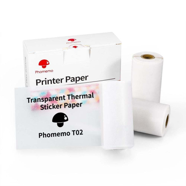 Phomemo T02용 3롤 블루투스 프린터 열전사 용지 라벨 용지, 53mmx6.5m 10년 흑백 무접착, 50mmx3.5m 2년 흑백 스티커, 50mmx3.5m 10년 흑백 스티커, 53mmx5m 5년 청백 무접착