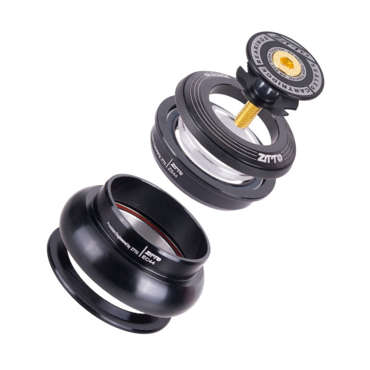 ZTTO 자전거 헤드셋 ZS44 EC44 CNC 11/8"-11/2" 콘 튜브 전면 포크, 4444T
