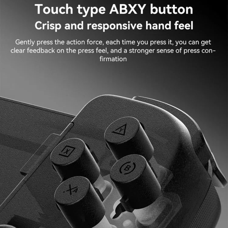 D6  Bluetooth Retractable Gamepad Dual Hall Six-Axis Somatosensory For Android/IPhone /Switch, D6 Black, D6 White Black, D6 White Red