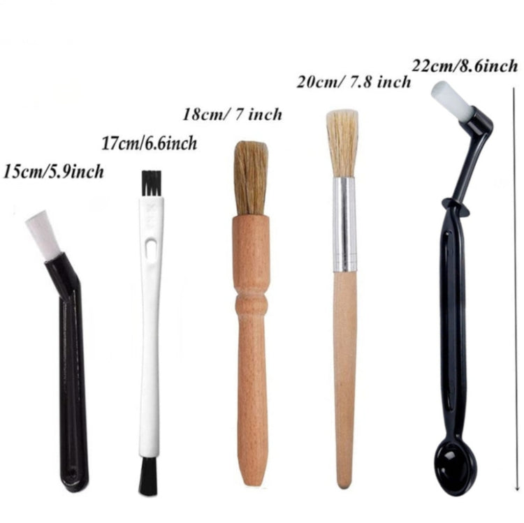 커피 머신 청소 세트 커피 그라인더 브러시, 5-in-1 A형, 4-in-1 B형, 3-in-1 C형, 4-in-1 D형, 4-in-1 E형, 4-in-1 F형, 14-in-1 G형, 4-in-1 H형