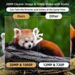 20MP 1080P 사냥용 트레일 카메라 야간 투시 야생 동물 탐사 사진, MiNi301