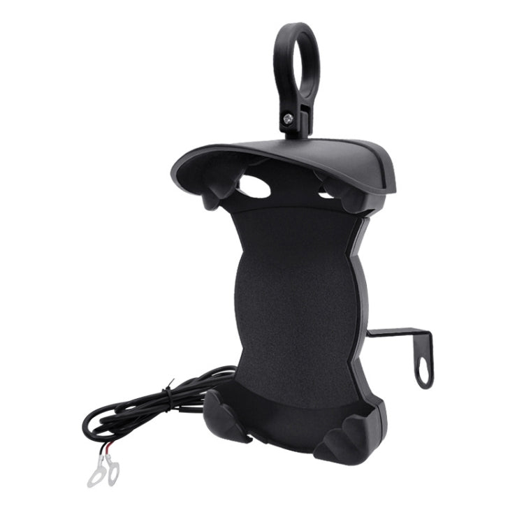 Motorcycle Sunshade Rainproof Mobile Phone Holder, Mirror Holder  No Charge, Handlebar Holder No Charge, Charging Handlebar Holder 5V-2A, Charging Handlebar Holder 5V-3.1A, Charging Handlebar Holder 18W (QC3.0), Charging Mirror Holder 5V-2A            ...
