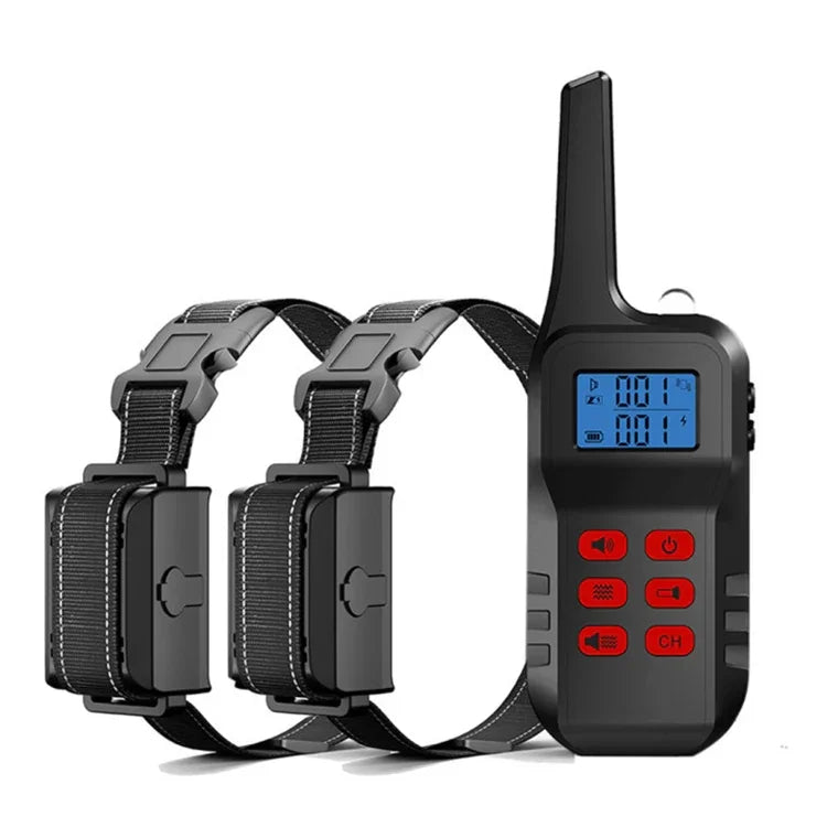 개 훈련기 자동 짖음 방지 개 훈련 전자 목걸이, 1마리용, 2마리용, 3마리용