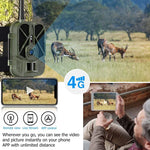 4K 4G 야외 트랙 카메라 원격 휴대폰 제어로 언제든지 사진/비디오 보기, HC-940Pro-Li