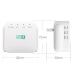 2.4G 300M 와이파이 증폭기 장거리 와이파이 리피터 무선 신호 부스터, 미국 플러그 화이트, EU 플러그 화이트, 영국 플러그 화이트, 미국 플러그 블랙, EU 플러그 블랙, 영국 플러그 블랙