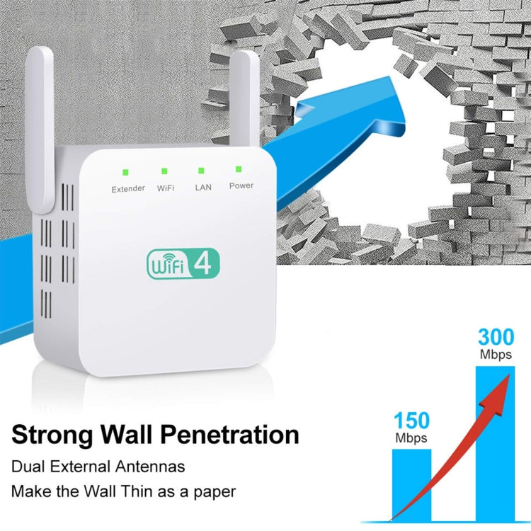 2.4G 300M 와이파이 증폭기 장거리 와이파이 리피터 무선 신호 부스터, 미국 플러그 화이트, EU 플러그 화이트, 영국 플러그 화이트, 미국 플러그 블랙, EU 플러그 블랙, 영국 플러그 블랙