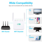 2.4G 300M 와이파이 증폭기 장거리 와이파이 리피터 무선 신호 부스터, 미국 플러그 화이트, EU 플러그 화이트, 영국 플러그 화이트, 미국 플러그 블랙, EU 플러그 블랙, 영국 플러그 블랙