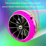 Motorcycle Subwoofer Color-Coated Audio Exhaust Pipe Simulator, 12V