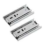 1쌍 두꺼워진 3단 볼 슬라이드 무음 서랍 레일, 4인치 10cm, 6인치 16cm, 8인치 20cm