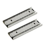 1쌍 두꺼워진 3단 볼 슬라이드 무음 서랍 레일, 4인치 10cm, 6인치 16cm, 8인치 20cm