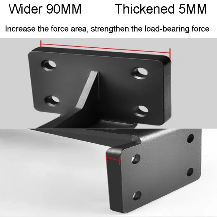 5mm T형 중량 브래킷 은폐 하중 지지 적층 지지 브래킷, 6인치, 8인치, 10인치, 12인치, 14인치, 16인치, 18인치, 20인치