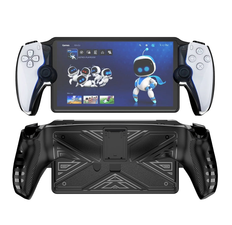 Sony PlayStation Portal TPU 보호 케이스 커버 스탠드 포함, TPU