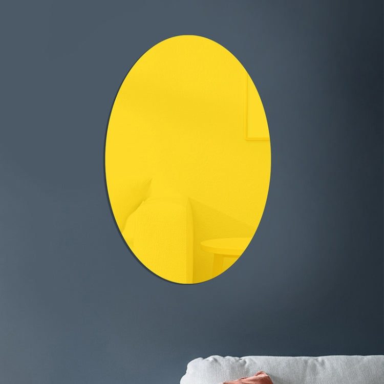 타원형 아크릴 거울 입체 벽 스티커 집 장식 부드러운 거울, 15cm x 10cm, 20cm x 13cm, 30cm x 20cm, 42cm x 27cm