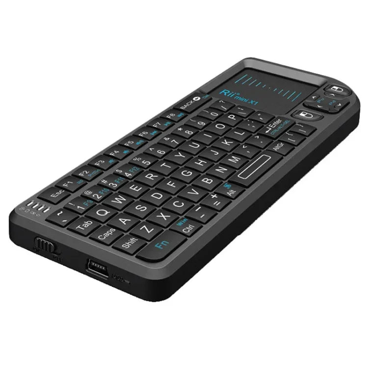 Rii X1 2.4G 미니 클래식 무선 키보드 키패드 및 마우스 올인원 키트