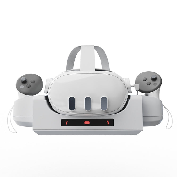 Meta Quest 3 VR 헬멧 충전 베이스 벽걸이형 고속 충전 랙 LED 표시등 포함
