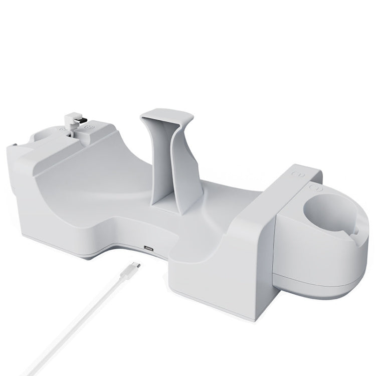 Meta Quest 3 VR 헬멧 충전 베이스 벽걸이형 고속 충전 랙 LED 표시등 포함
