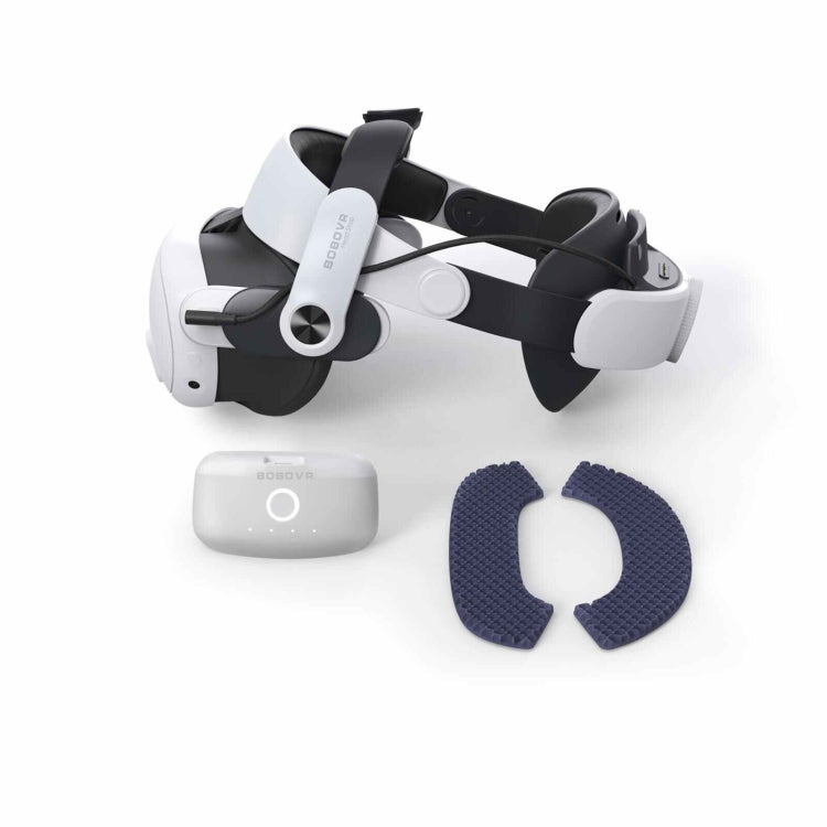 Meta Quest 3S / 3 헤드밴드 BOBOVR M3 PRO 헤드 스트랩 배터리 포함, M3 PRO 헤드 스트랩