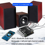 ZK-MT21 50W x 2+100W 2.1채널 블루투스 디지털 앰프 모듈, ZK-MT21