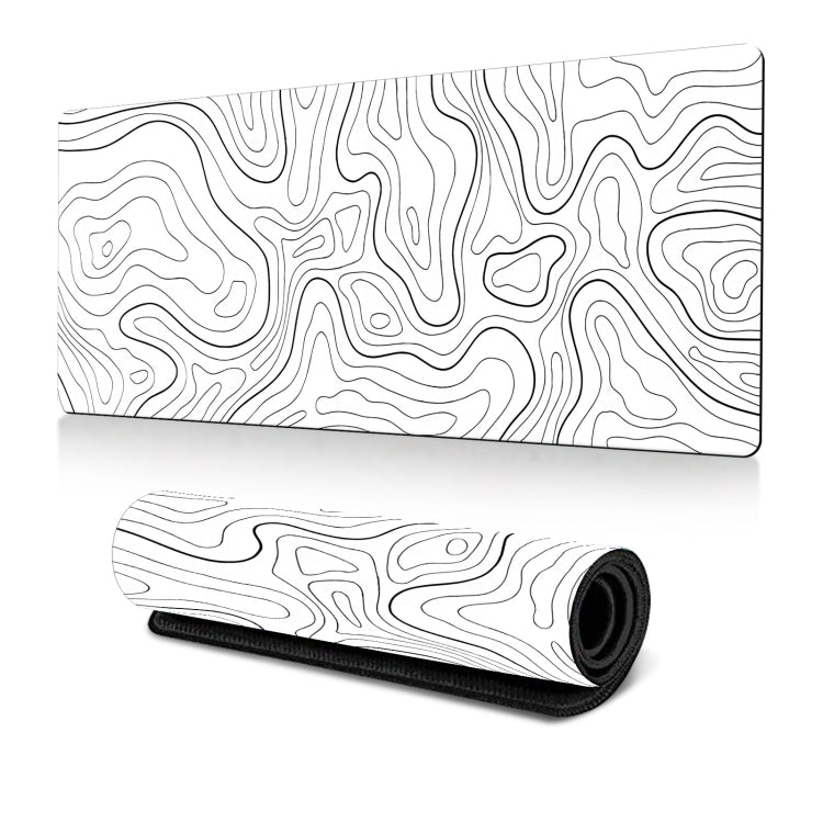 대형 추상 마우스 패드 게이머 오피스 컴퓨터 책상 매트, 300 x 600 x 2mm, 300 x 700 x 2mm, 300 x 800 x 2mm, 400 x 900 x 2mm