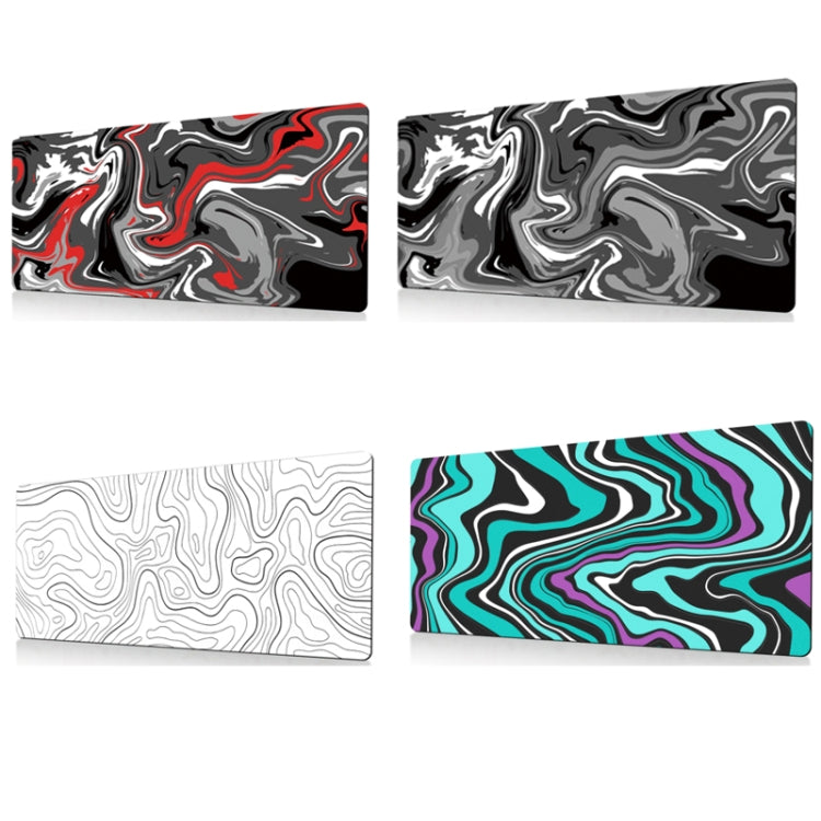 대형 추상 마우스 패드 게이머 오피스 컴퓨터 책상 매트, 300 x 600 x 2mm, 300 x 700 x 2mm, 300 x 800 x 2mm, 400 x 900 x 2mm