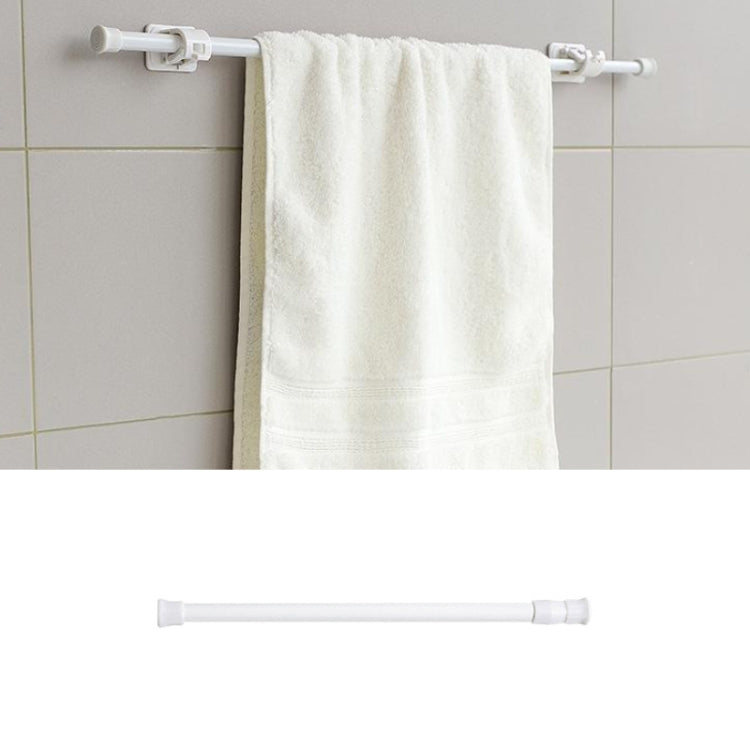 베이킹 페인트 펀치 없는 커튼 텔레스코픽 봉 후크 지지대, 55cm-90cm