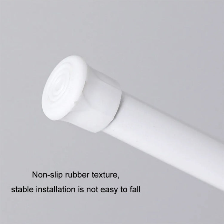 베이킹 페인트 펀치 없는 커튼 텔레스코픽 봉 후크 지지대, 55cm-90cm