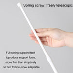 베이킹 페인트 펀치 없는 커튼 텔레스코픽 봉 후크 지지대, 55cm-90cm