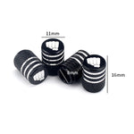 Laser Power Gesture Motivational Fist Car Tire Valve Cap, Blue, Red, Black, Gray