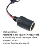 Car Cigarette Lighter Female Socket With 20A Fuse Tube, 30cm, 50cm, 1m, 3m
