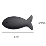 Fish-Shaped Car Metal Stickers Car Body Tail Marker Decorative Decals, Fish-Shaped