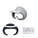 PICO 4 Hibloks VR 안경 얼굴 쿠션 보호 패드 팬 포함, PU 코튼 1개, PU 코튼 2개, 아이스 실크 1개, 아이스 실크 2개