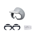 PICO 4 Hibloks VR 안경 얼굴 쿠션 보호 패드 팬 포함, PU 코튼 1개, PU 코튼 2개, 아이스 실크 1개, 아이스 실크 2개
